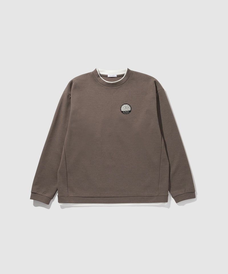 URBAN COLLECTION Air Smoosy 全方向ストレッチ ダンボールニットクルートレーナー メンズ商品画像-18