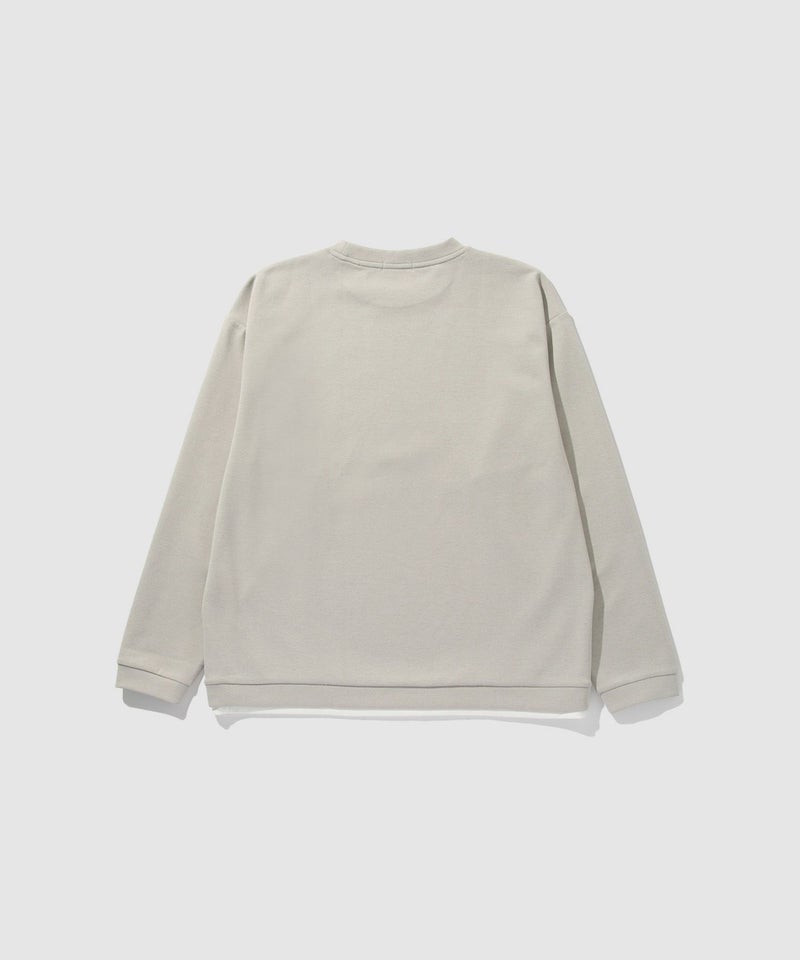 URBAN COLLECTION  Air Smoosy 全方向ストレッチ ダンボールニットクルートレーナー メンズ商品画像-19