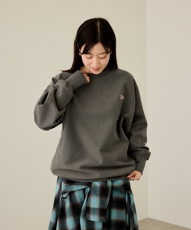 [値下げ]NAVY  ヘビーウェイト ワンポイント刺繍クルーネックスウェット メンズ商品画像-18