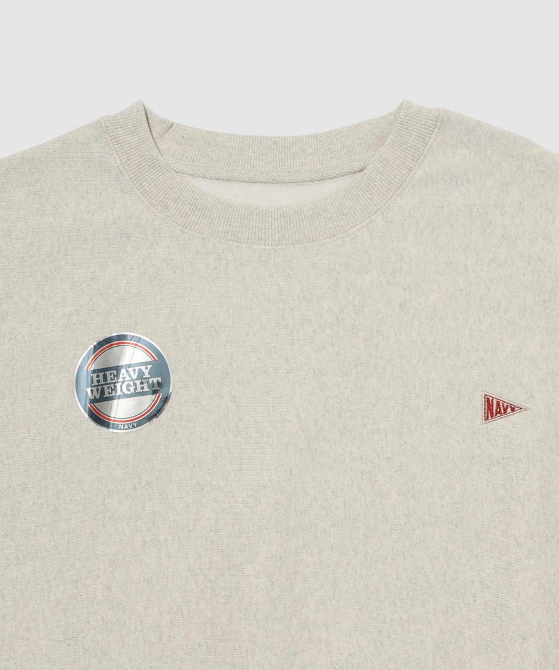 NAVY ヘビーウェイト ワンポイント刺繍クルーネックスウェット メンズ商品画像-35