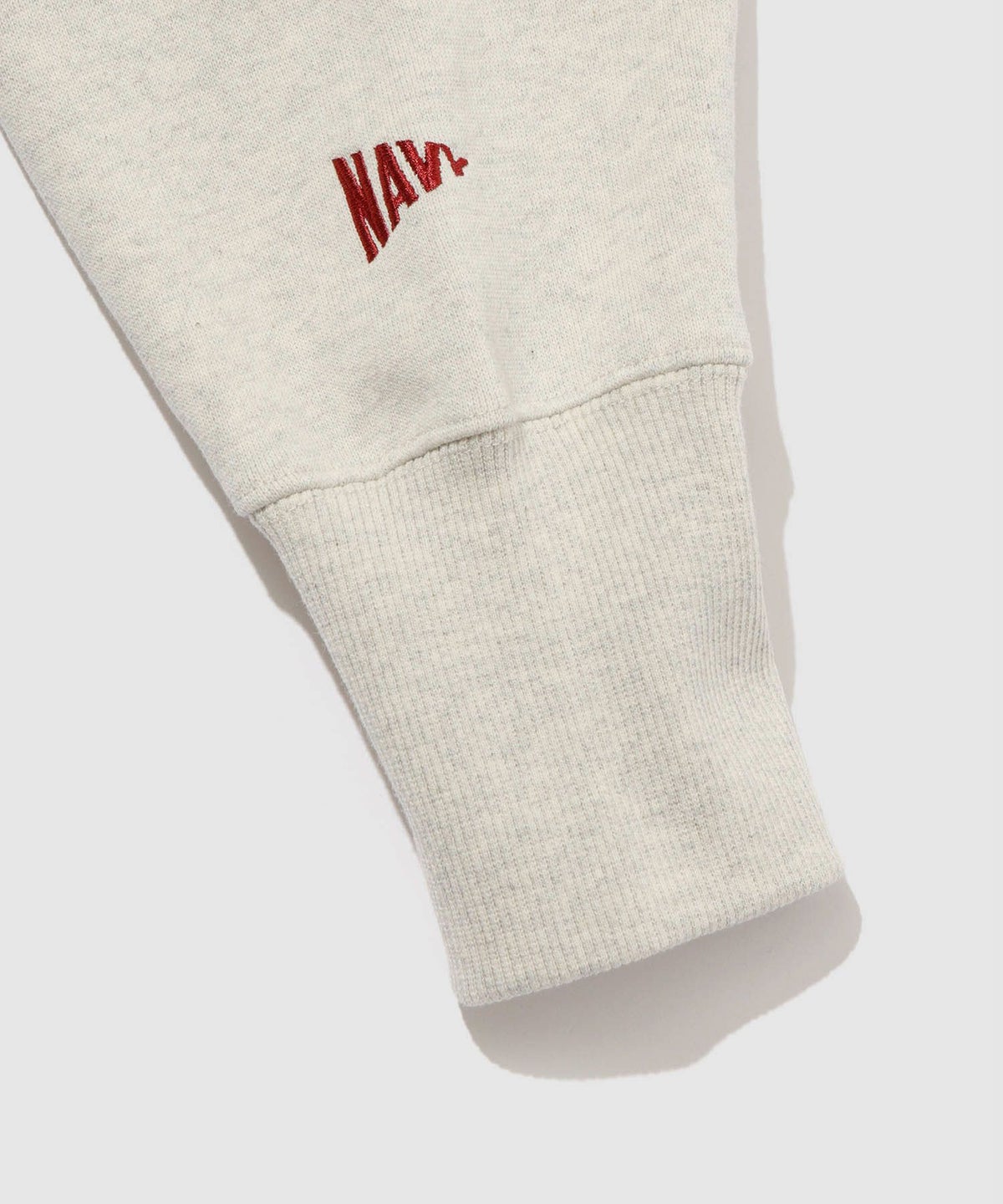 NAVY ヘビーウェイト ワンポイント刺繍クルーネックスウェット メンズ