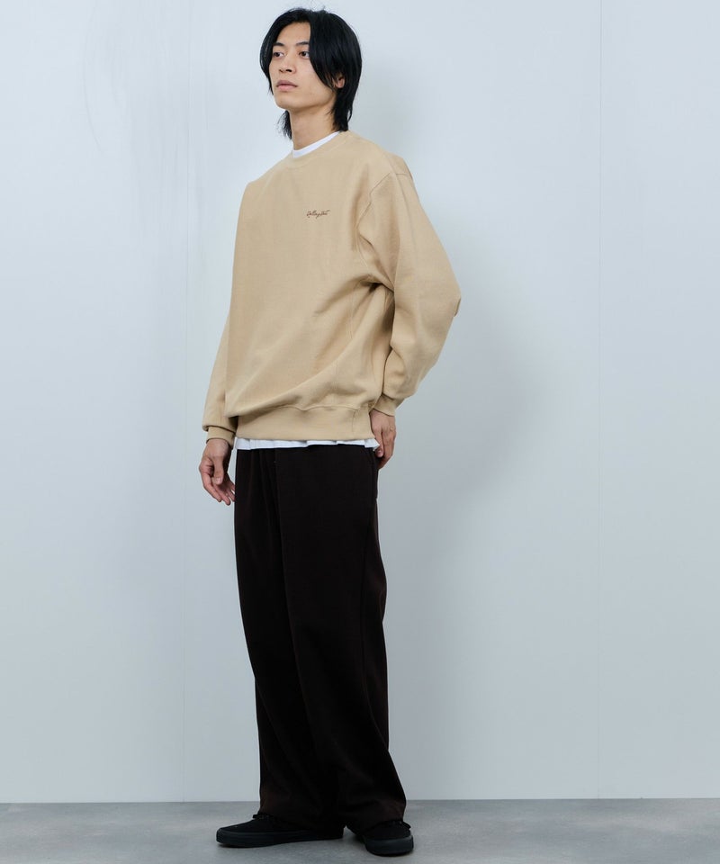 NAVY ヘビーウェイト フードプリントクルーネックスウェット メンズ商品画像-9