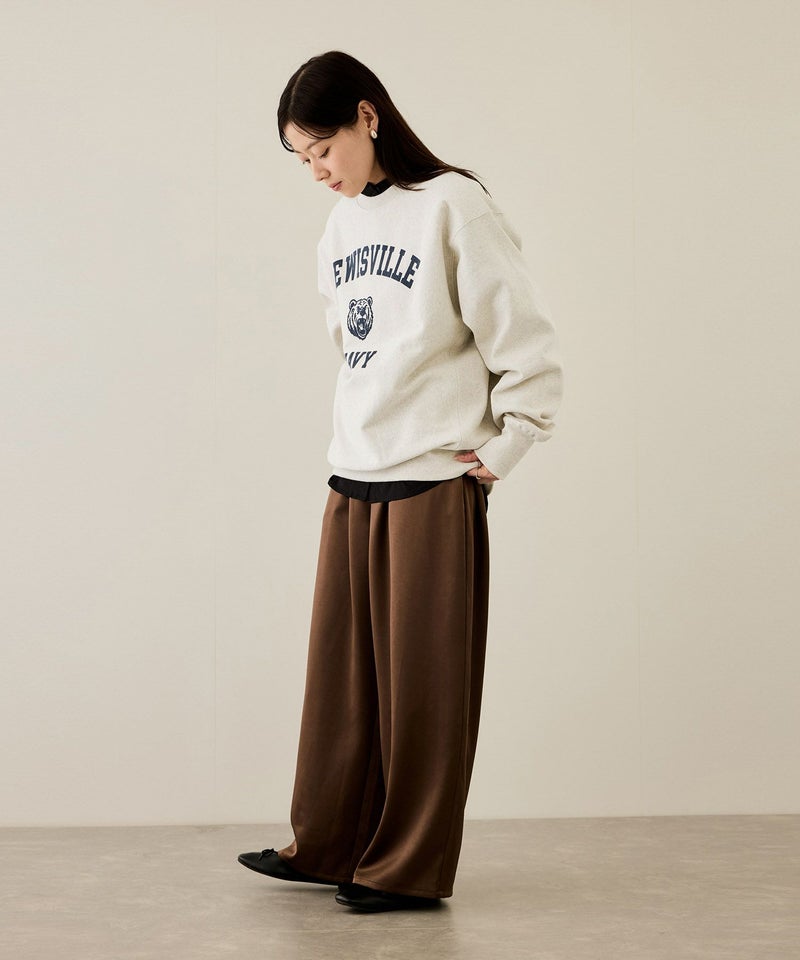 NAVY ヘビーウェイト カレッジプリントクルーネックスウェット メンズ商品画像-6