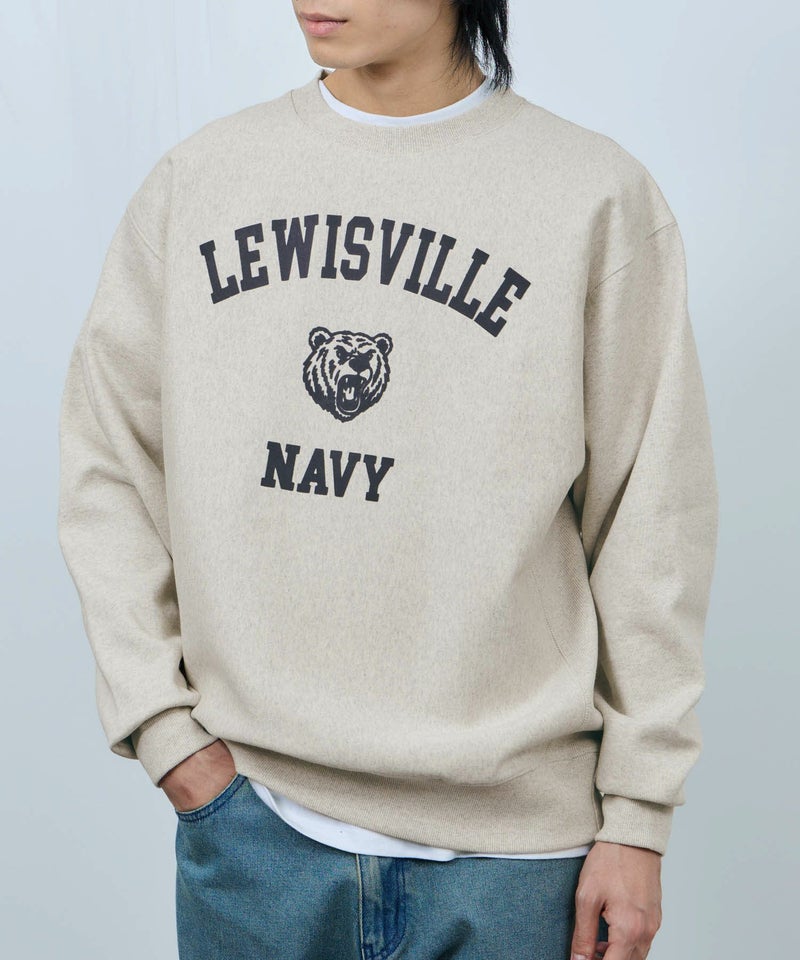 NAVY ヘビーウェイト カレッジプリントクルーネックスウェット メンズ商品画像-7