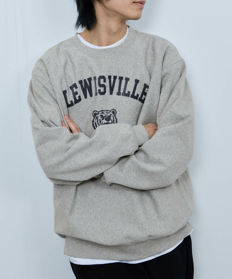 [値下げ]NAVY  ヘビーウェイト カレッジプリントクルーネックスウェット メンズ商品画像-19