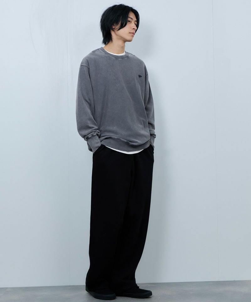 NAVY ヘビーウェイト 裏毛アシッド加工クルーネックスウェット メンズ商品画像-15