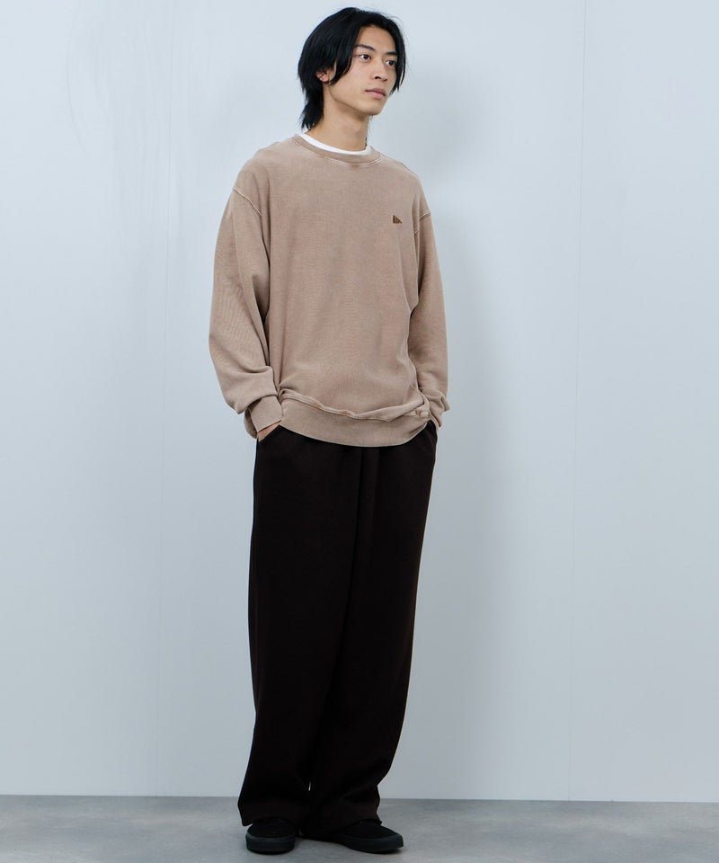 NAVY ヘビーウェイト 裏毛アシッド加工クルーネックスウェット メンズ商品画像-17