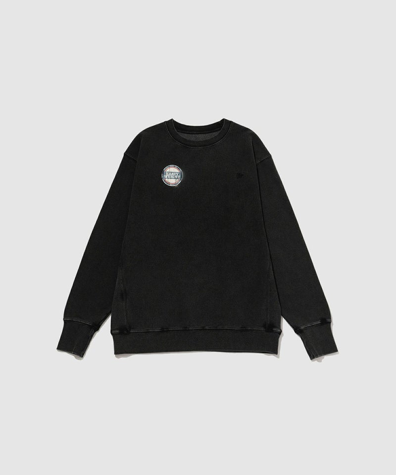 NAVY ヘビーウェイト 裏毛アシッド加工クルーネックスウェット メンズ商品画像-18