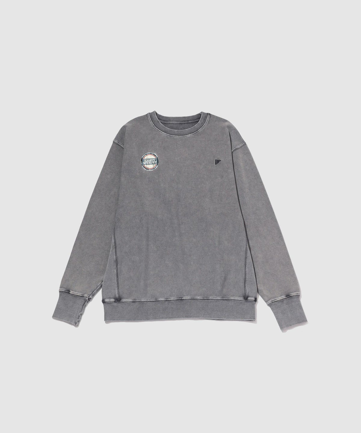 NAVY ヘビーウェイト 裏毛アシッド加工クルーネックスウェット メンズ