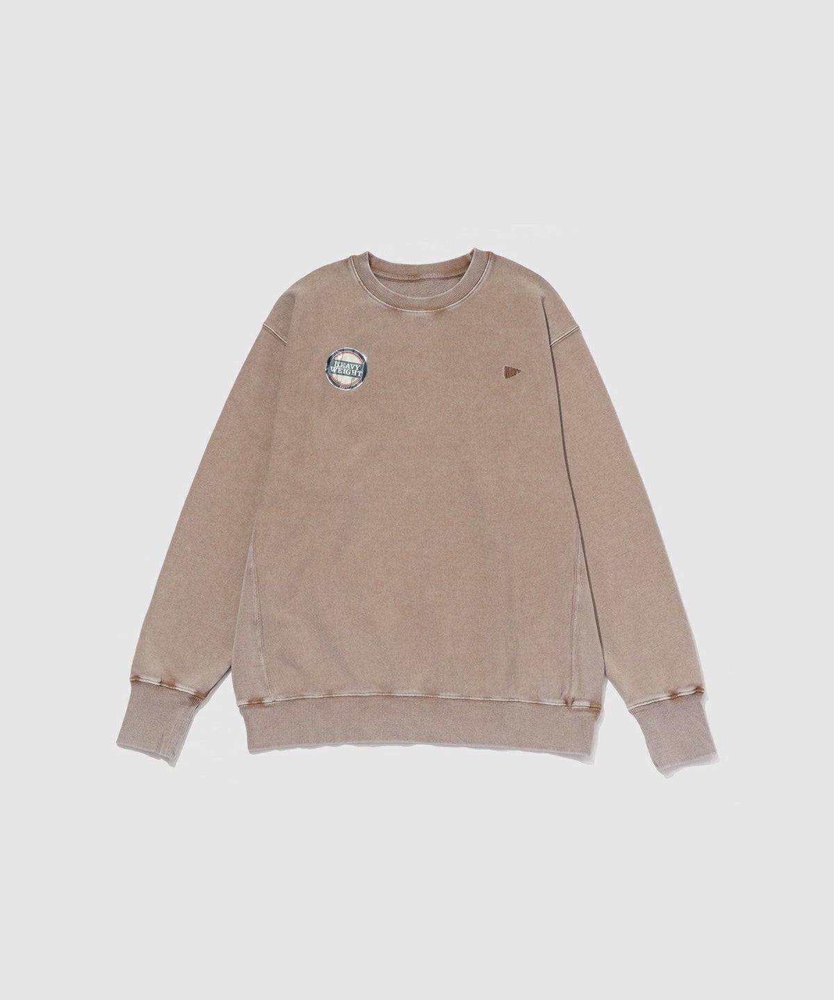 NAVY ヘビーウェイト 裏毛アシッド加工クルーネックスウェット メンズ