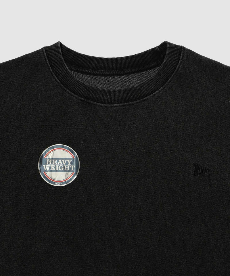 NAVY ヘビーウェイト 裏毛アシッド加工クルーネックスウェット メンズ商品画像-23