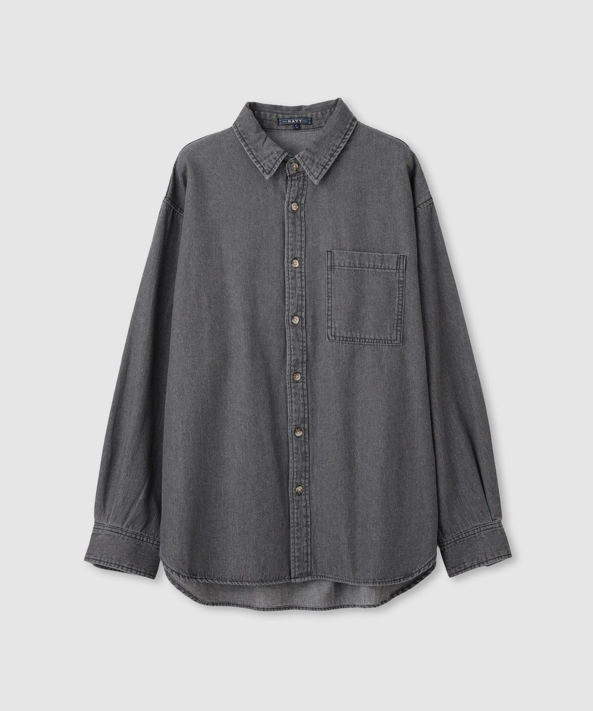 nAvy ルーズデニムシャツ レディース