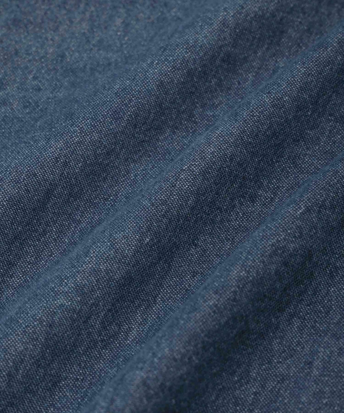 nAvy ルーズデニムスタンドカラーシャツ レディース