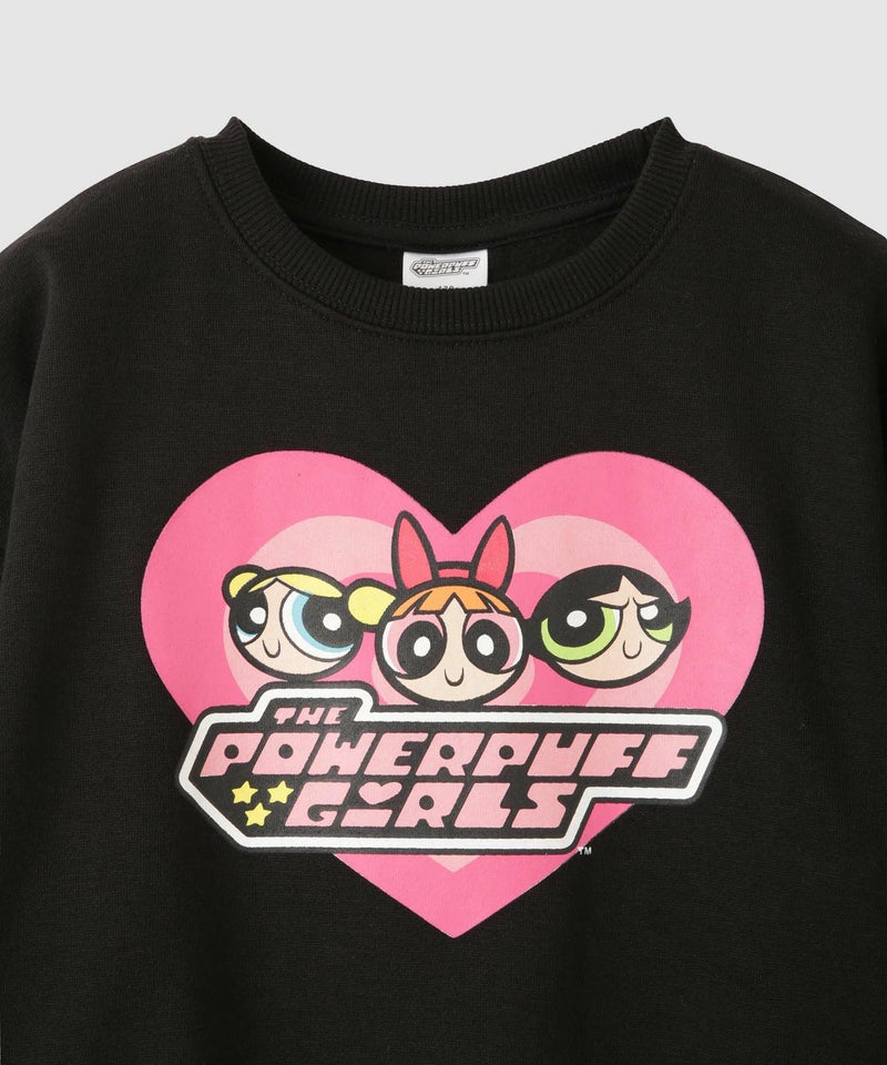 パワーパフ ガールズ ハートロゴプリントトレーナー キッズ商品画像-3