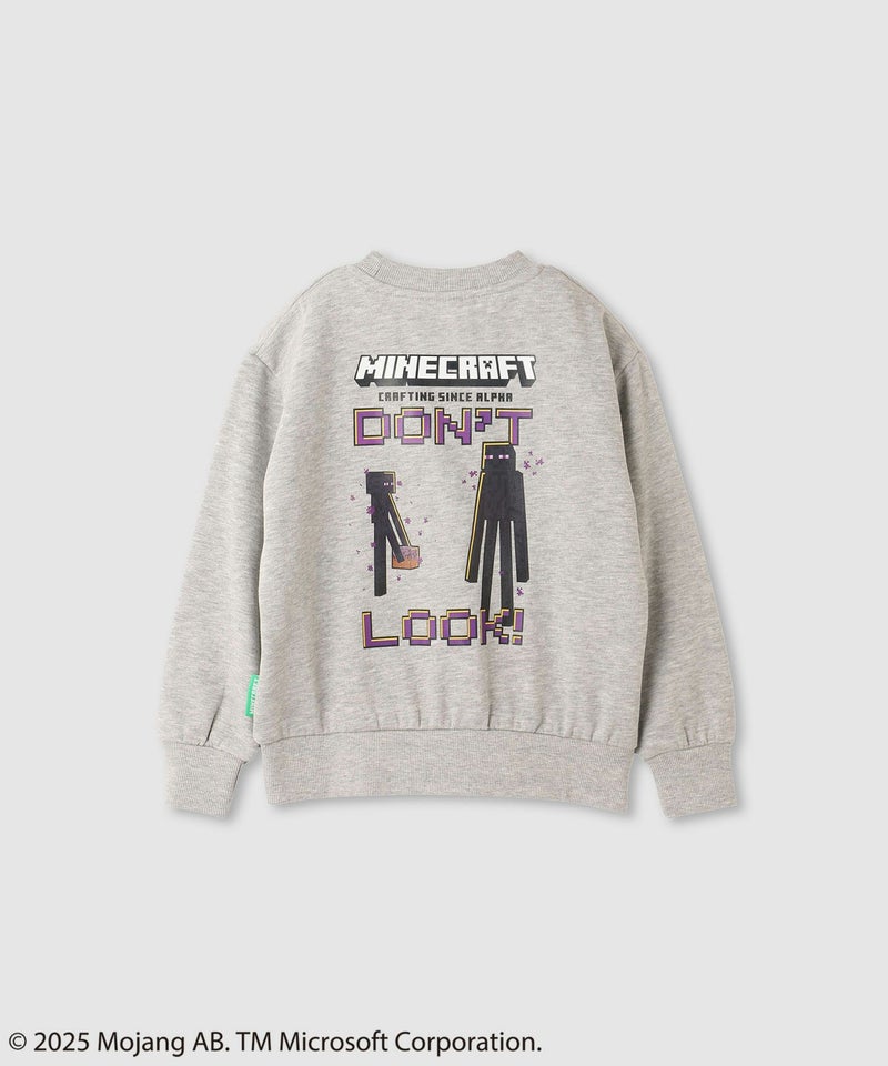 Minecraft マインクラフト 裏起毛ポケット付きトレーナー キッズ商品画像-2