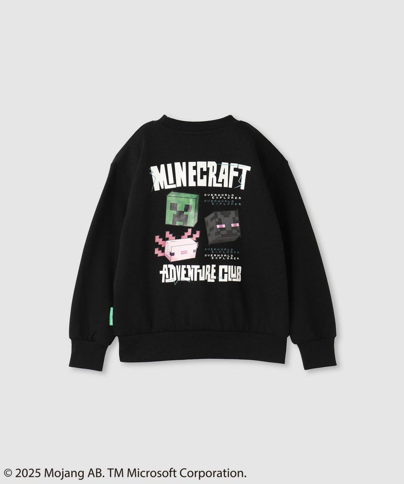 Minecraft マインクラフト 裏起毛ポケット付きトレーナー キッズ商品画像-3