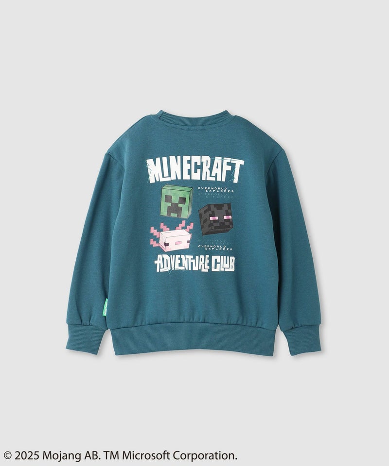 Minecraft マインクラフト 裏起毛ポケット付きトレーナー キッズ商品画像-4