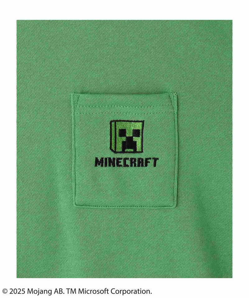Minecraft マインクラフト 裏起毛ポケット付きトレーナー キッズ商品画像-7