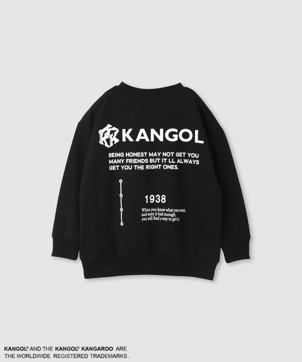 KANGOL ビッグロゴトレーナー キッズ