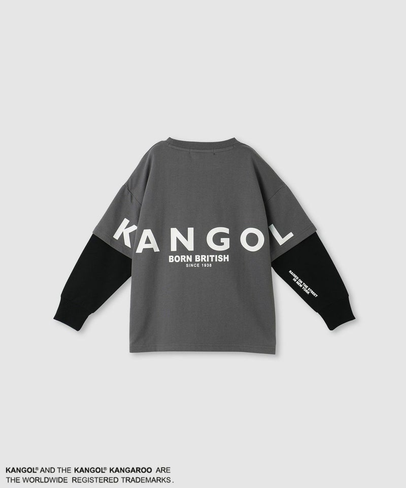 KANGOL  裏毛袖フェイクトレーナー キッズ商品画像-1