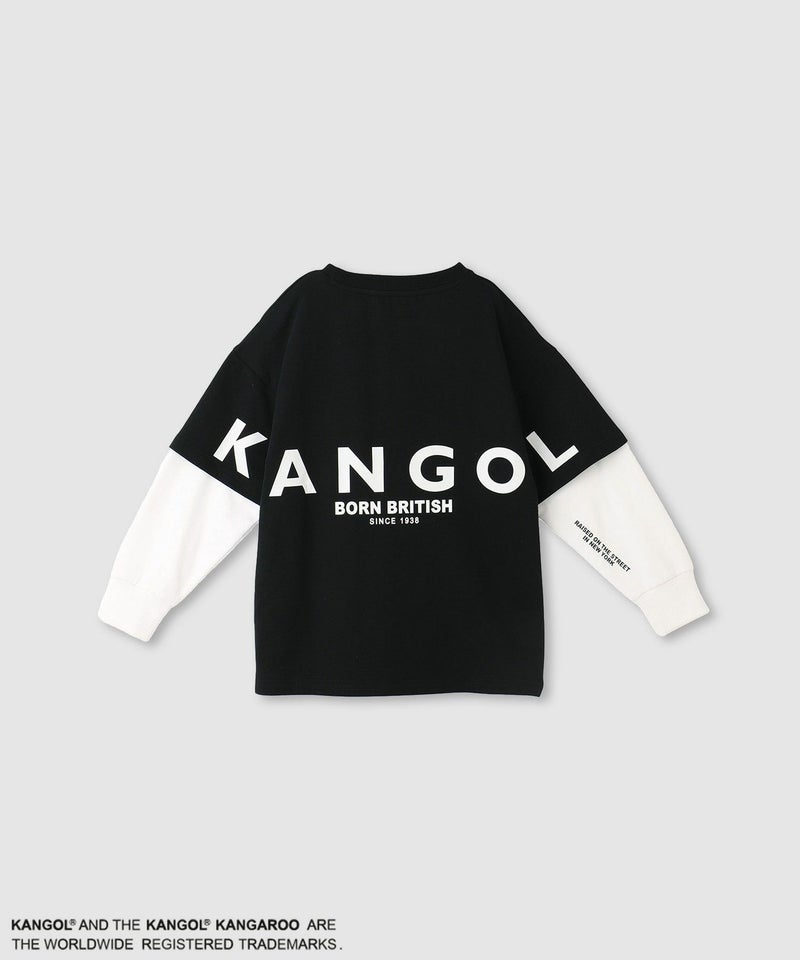 KANGOL  裏毛袖フェイクトレーナー キッズ商品画像-2