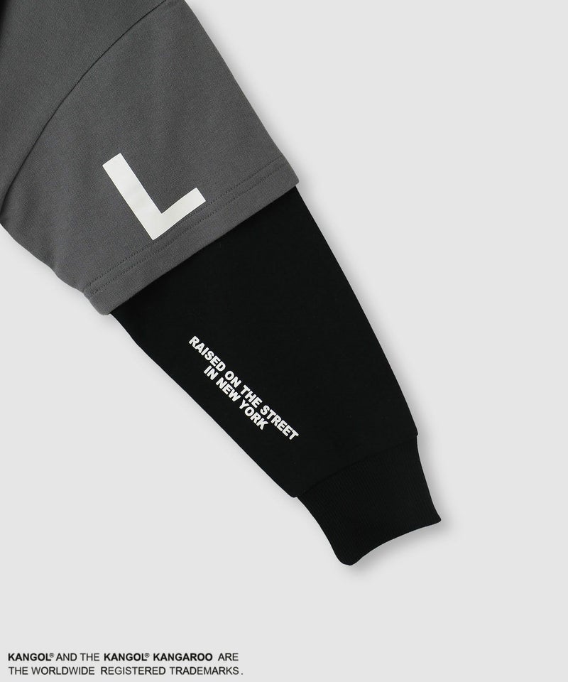 KANGOL  裏毛袖フェイクトレーナー キッズ商品画像-4
