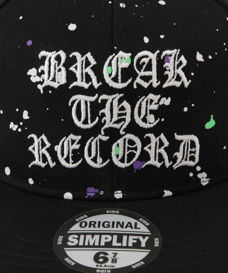 Simplify 飛ばしペイントベースボールキャップ キッズ商品画像-4