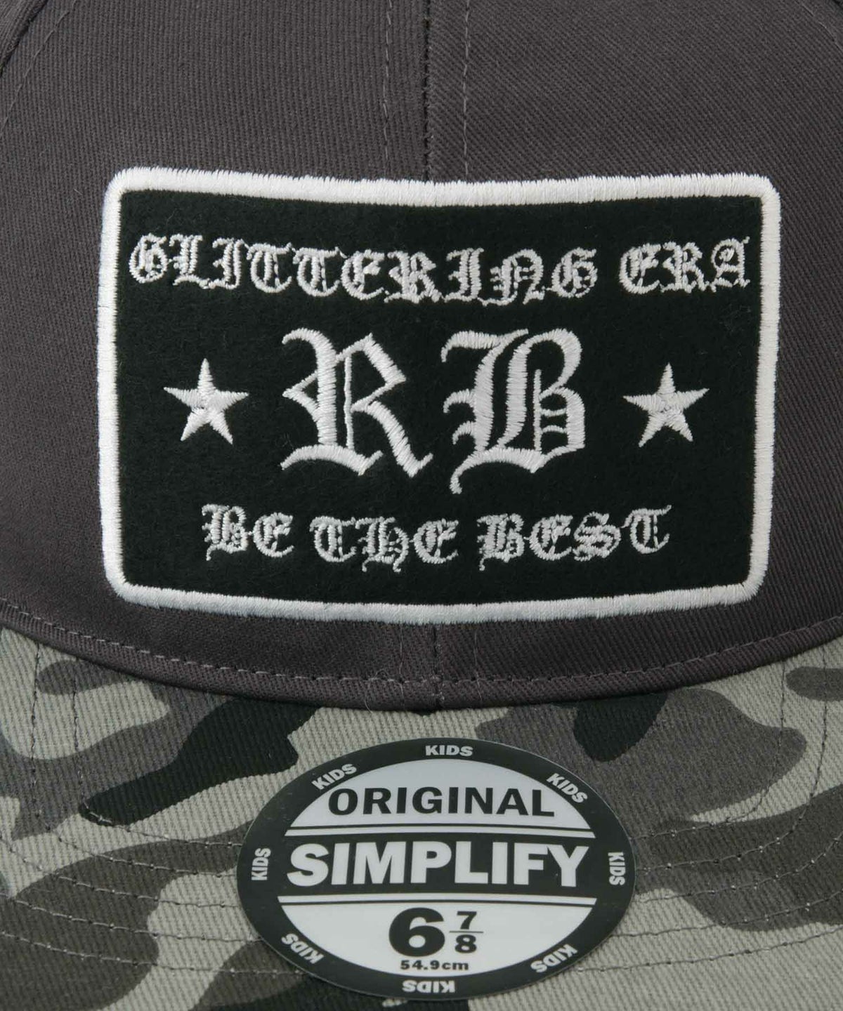 Simplify 迷彩ベースボールキャップ キッズ