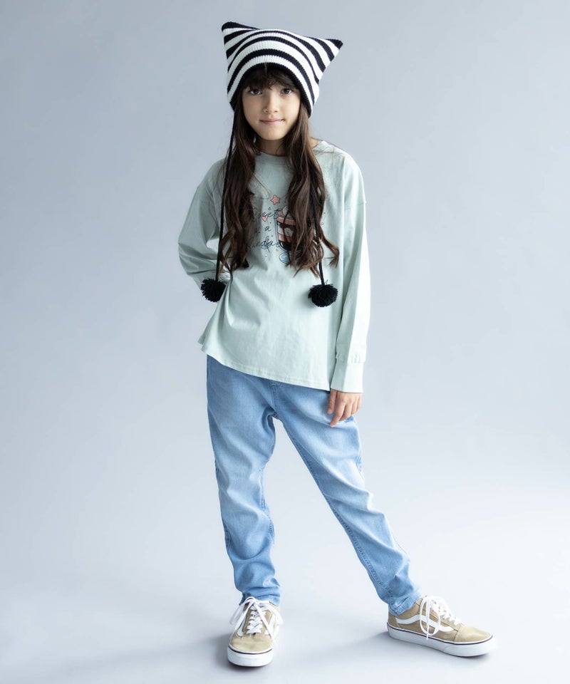 RICH MIX  ポンポン付き猫耳ニットキャップ キッズ商品画像-8