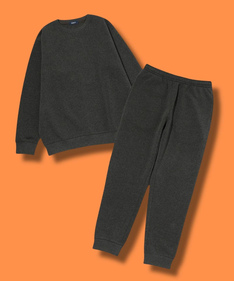 NAVY  MAC HEAT 裏起毛スウェット上下セット メンズ商品画像-1