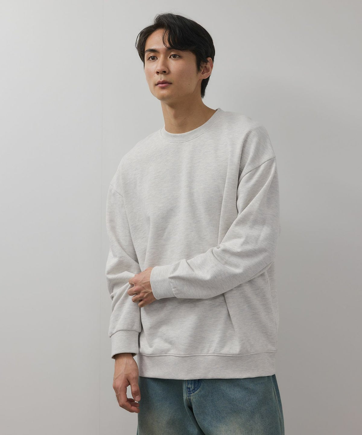 NAVY タフラク ヘビー裏毛クルーネックスウェット メンズ