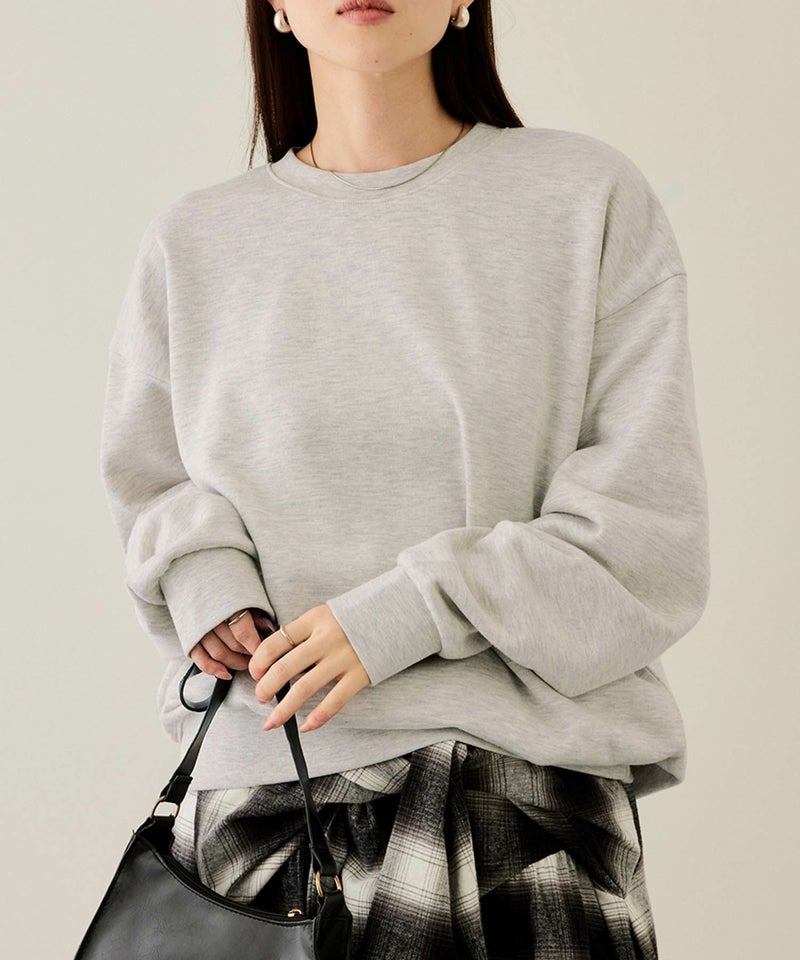 NAVY タフラク ヘビー裏毛クルーネックスウェット メンズ商品画像-9