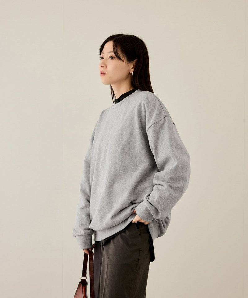 NAVY タフラク ヘビー裏毛クルーネックスウェット メンズ商品画像-16