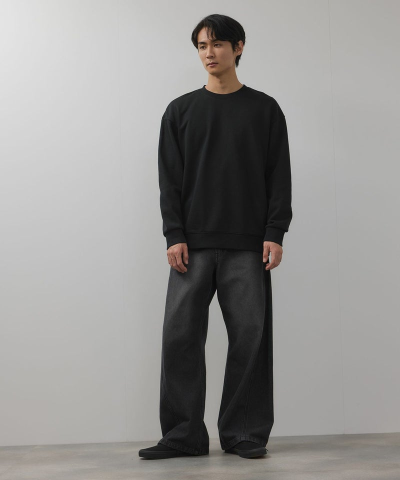 NAVY タフラク ヘビー裏毛クルーネックスウェット メンズ商品画像-22