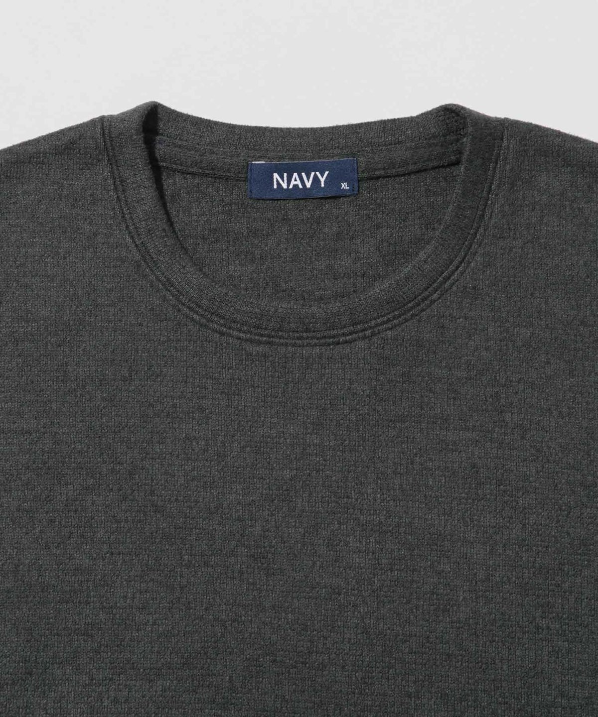 NAVY MAC HEAT ソフトタッチクルーネックニットフリース メンズ