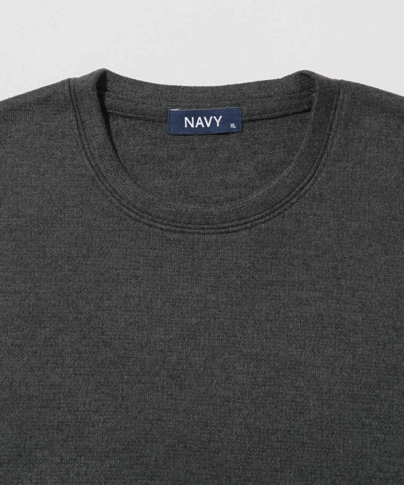 NAVY MAC HEAT ソフトタッチクルーネックニットフリース メンズ商品画像-18