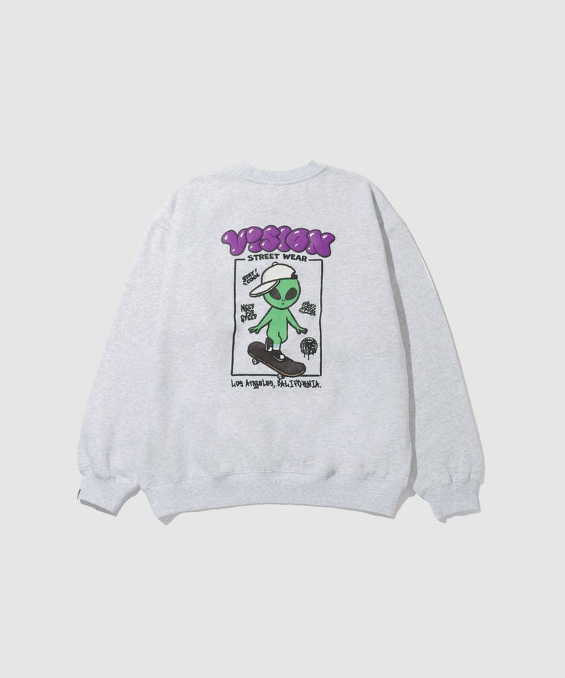 VISION STREET WEAR エイリアンデザインスウェット メンズ商品画像-1