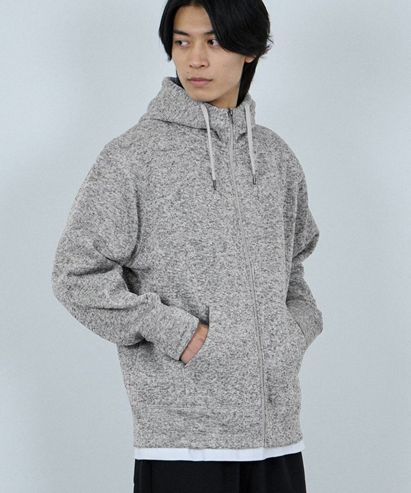 NAVY MAC HEAT 裏ボアジップパーカー メンズ商品画像-1