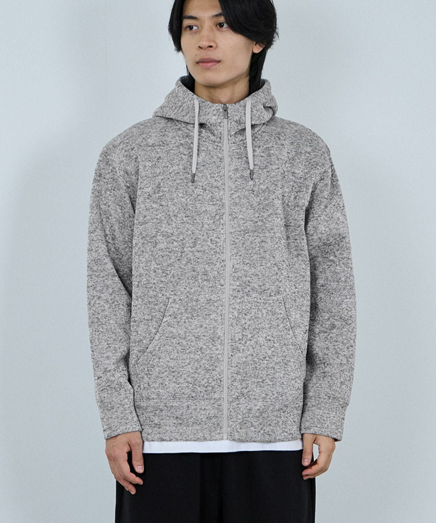 NAVY MAC HEAT 裏ボアジップパーカー メンズ