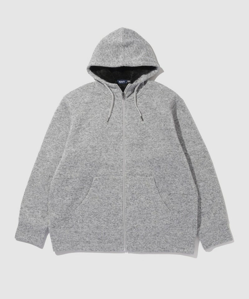 NAVY  MAC HEAT 裏ボアジップパーカー メンズ商品画像-14