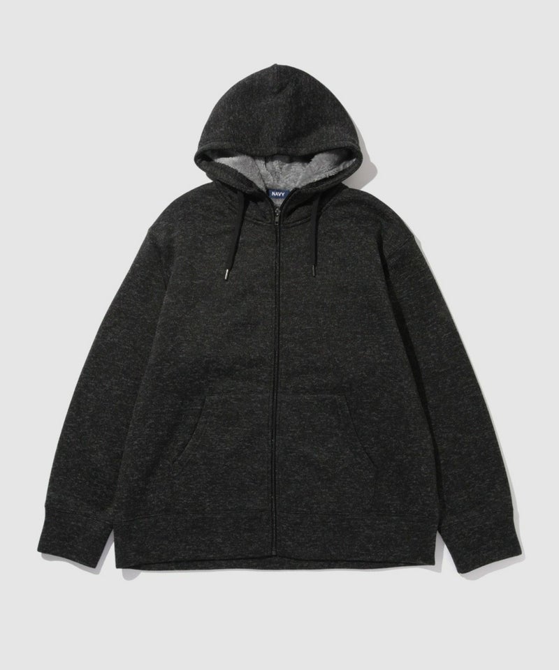 NAVY  MAC HEAT 裏ボアジップパーカー メンズ商品画像-15