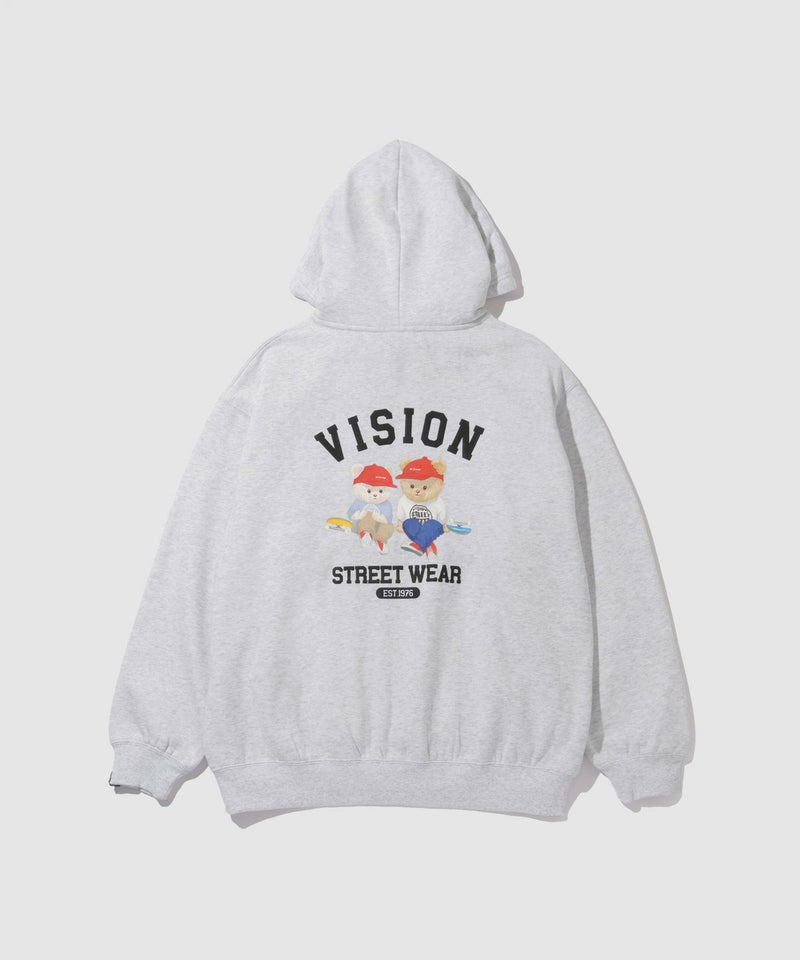 VISION STREET WEAR  ベアーデザインパーカー メンズ商品画像-1