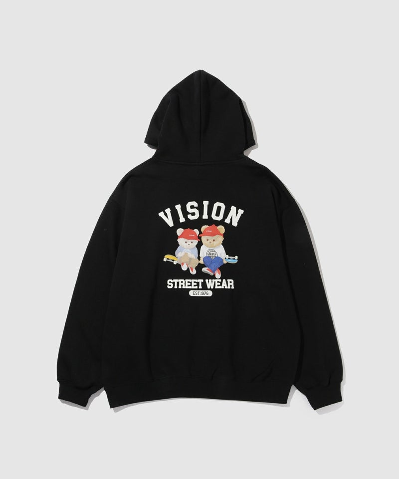 VISION STREET WEAR ベアーデザインパーカー メンズ商品画像-2