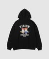 VISION STREET WEAR ベアーデザインパーカー メンズ