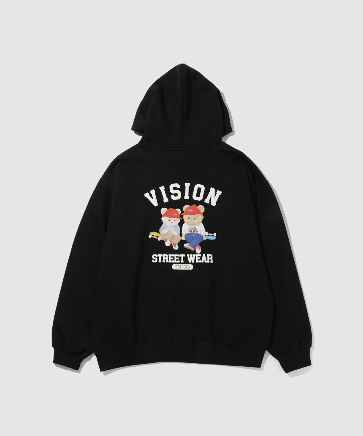 VISION STREET WEAR ベアーデザインパーカー メンズ