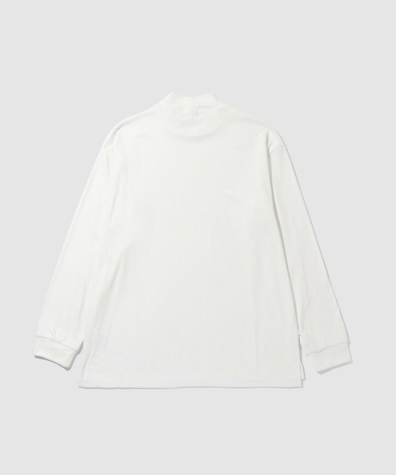 NAVY MAC HEAT シルキータッチモックネックTシャツ メンズ商品画像-21