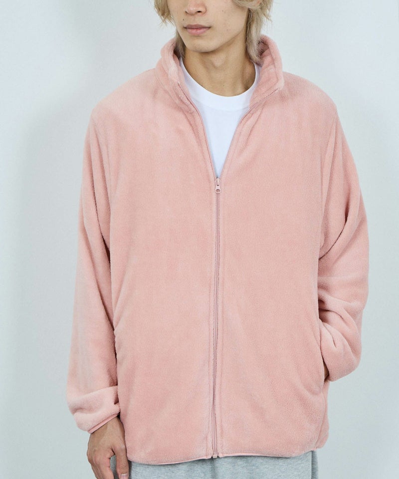 NAVY シャギーフリースジップジャケット メンズ商品画像-11