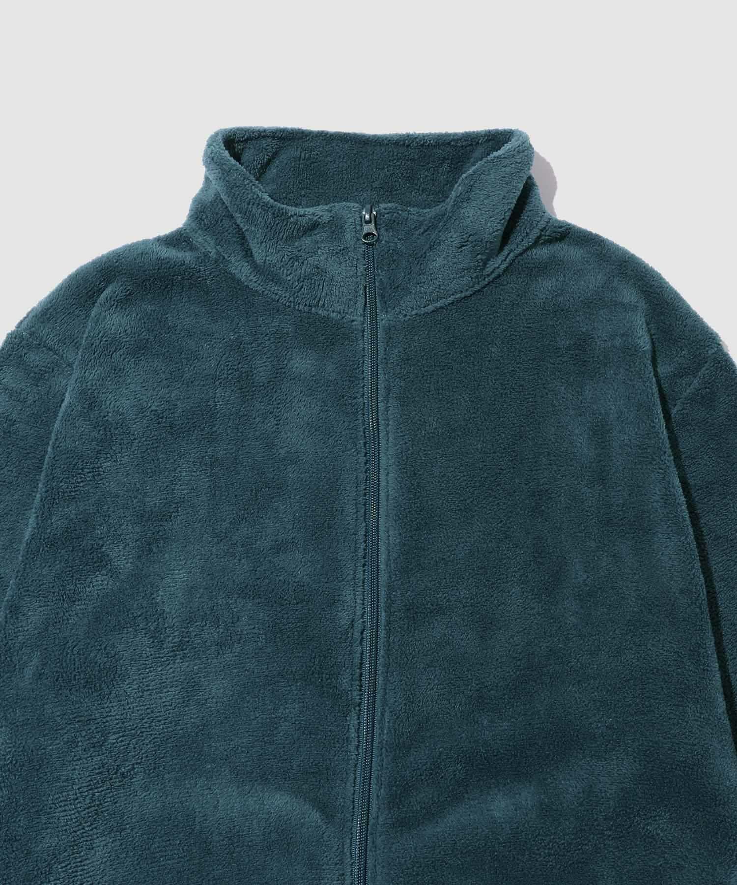 NAVY シャギーフリースジップジャケット メンズ