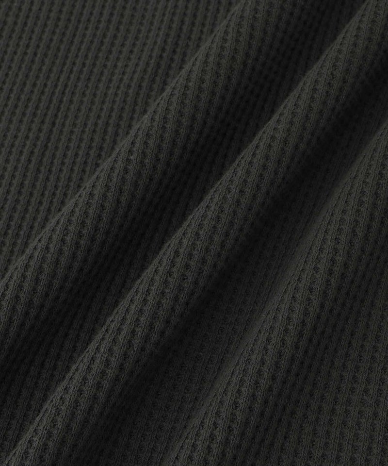 nAvy リラックスフィット ワッフルクルーネック長袖Tシャツ レディース メール便 対応商品商品画像-28