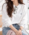 nAvy リラックスフィット ヘビーウェイト長袖Tシャツ レディース メール便 対応商品商品サムネイル-1